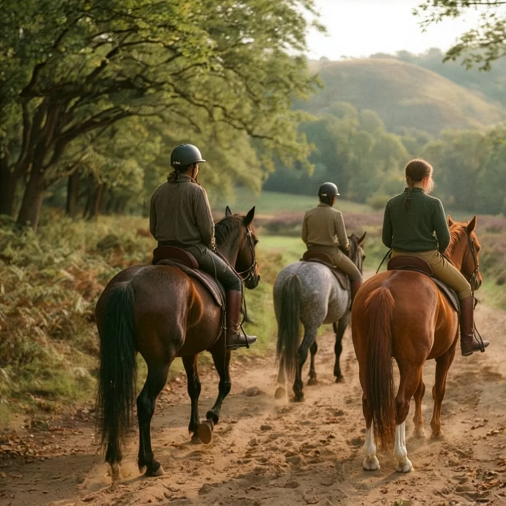 Balade à cheval en Haute-Vienne, autour de Saint-Sornin-la-Marche